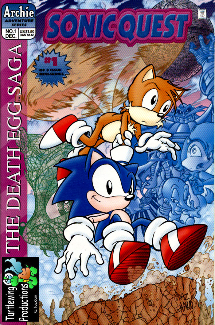 Sonic - Archie Adventure Series December 1996 Comic cover page